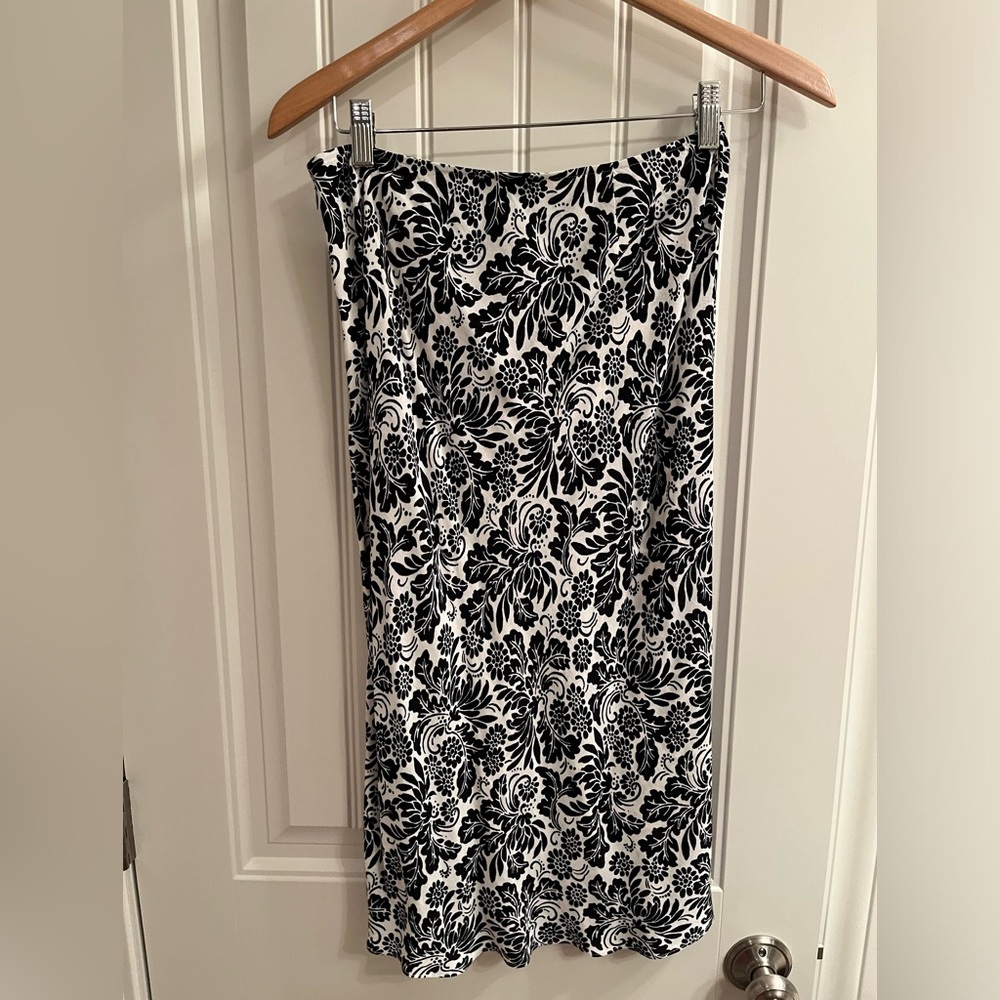 Black and white skirt